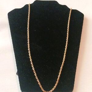 Elegant Gold Rope Chain Necklace